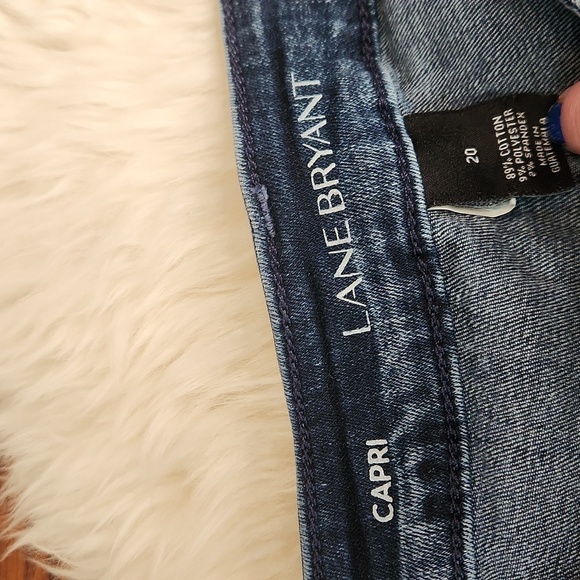 Lane Bryant Dark Wash Capris - Picture 3 of 4